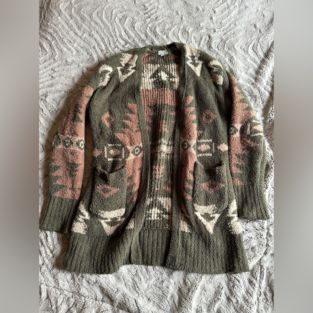 Warm & Cozy Aztec Cardigan Sweater